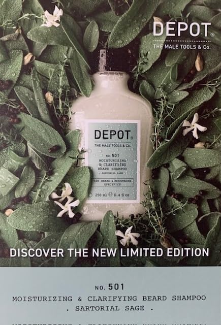 Depot NO. 501 Sartorial Sage Beard Shampoo 250ml