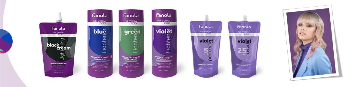 Fanola No Yellow Violet Oxy Krem 25vol7,5% 1000 ml