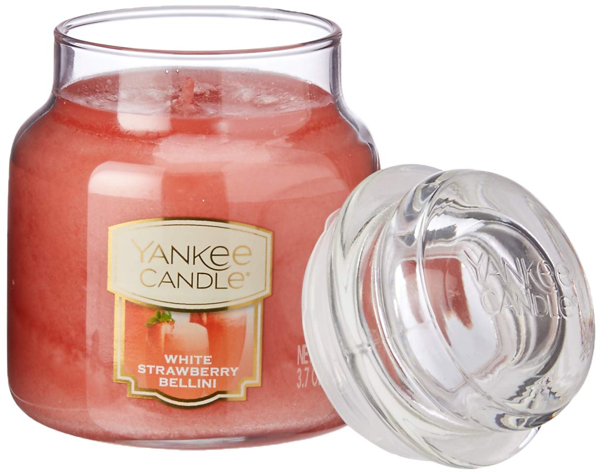 Yankee Candle Small Jar White Strawberry Bell 104g