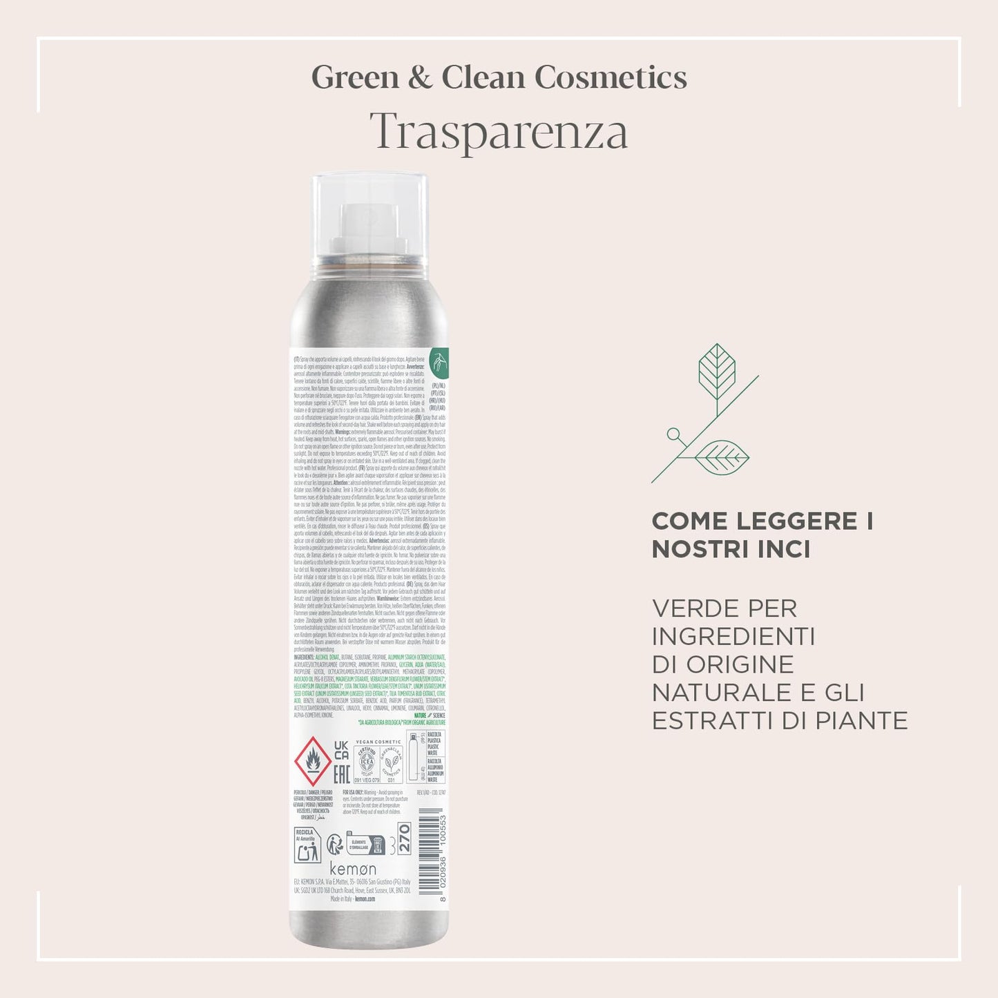 Kemon Actyva Volume e Corposita Dry Spray 200ml