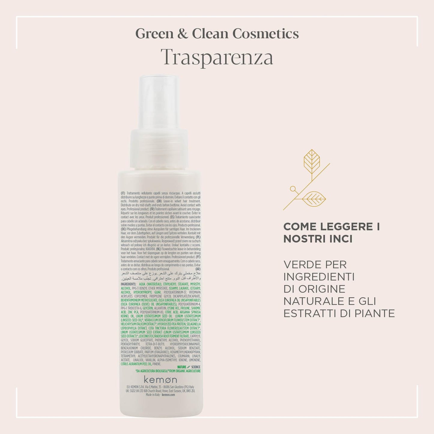 Kemon Actyva Bellessere Night Hair Treatment 125ml
