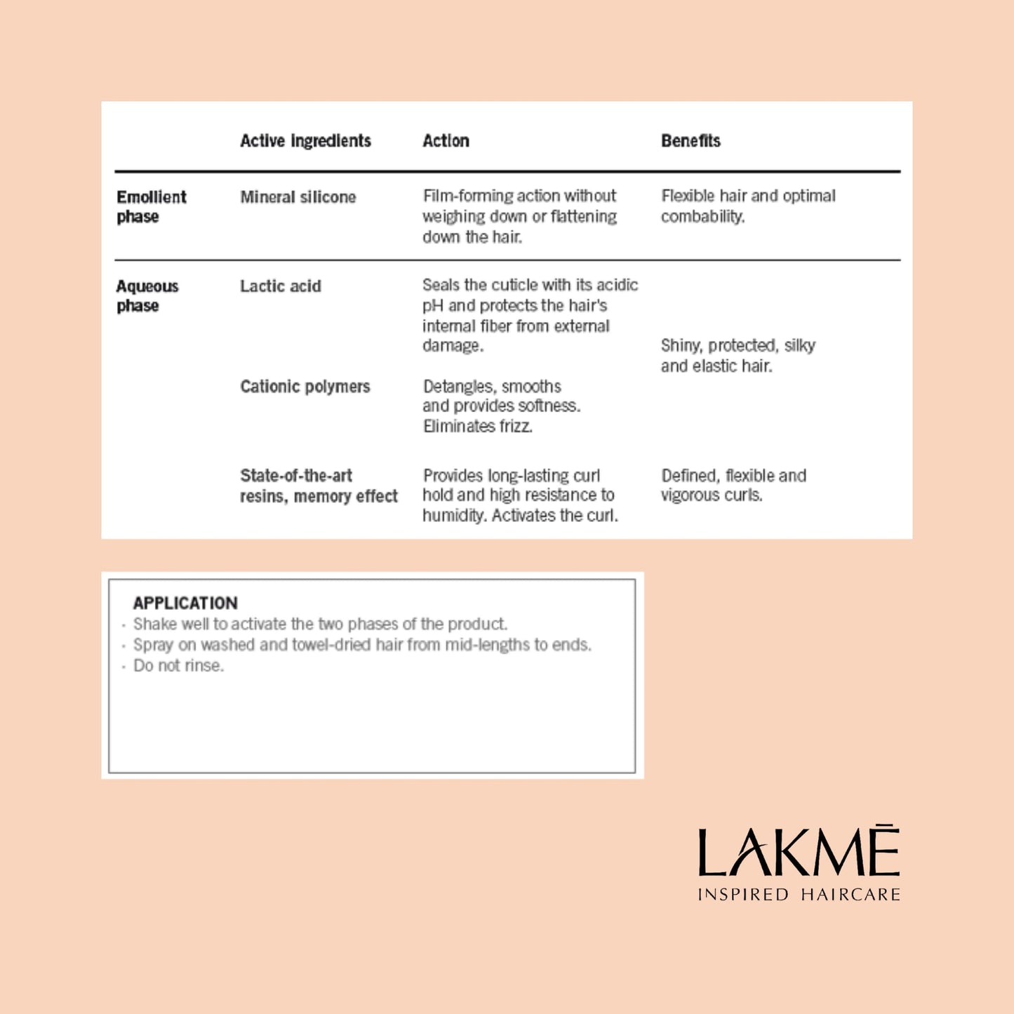 Lakme L2 Curls Detangling Conditioner 100ml