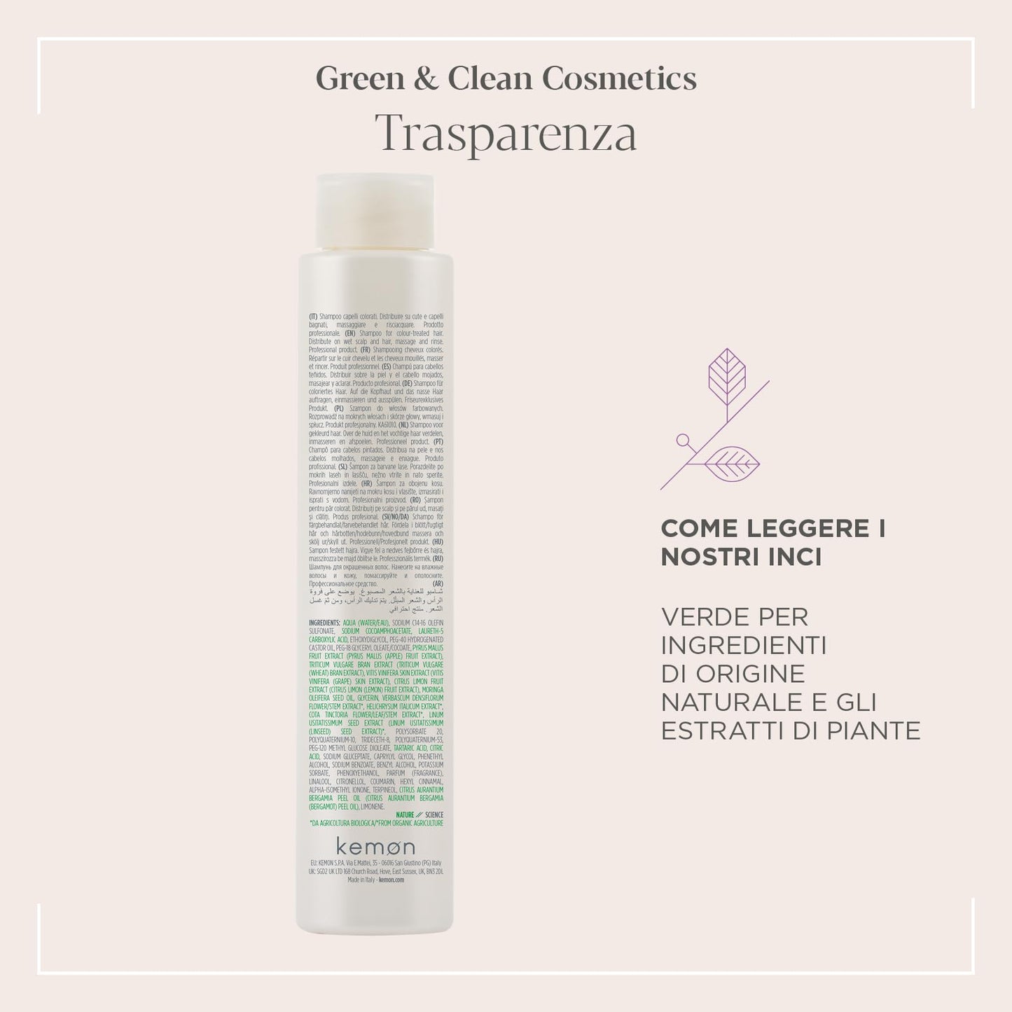 Kemon Actyva Colore Brillante Shampoo 250ml
