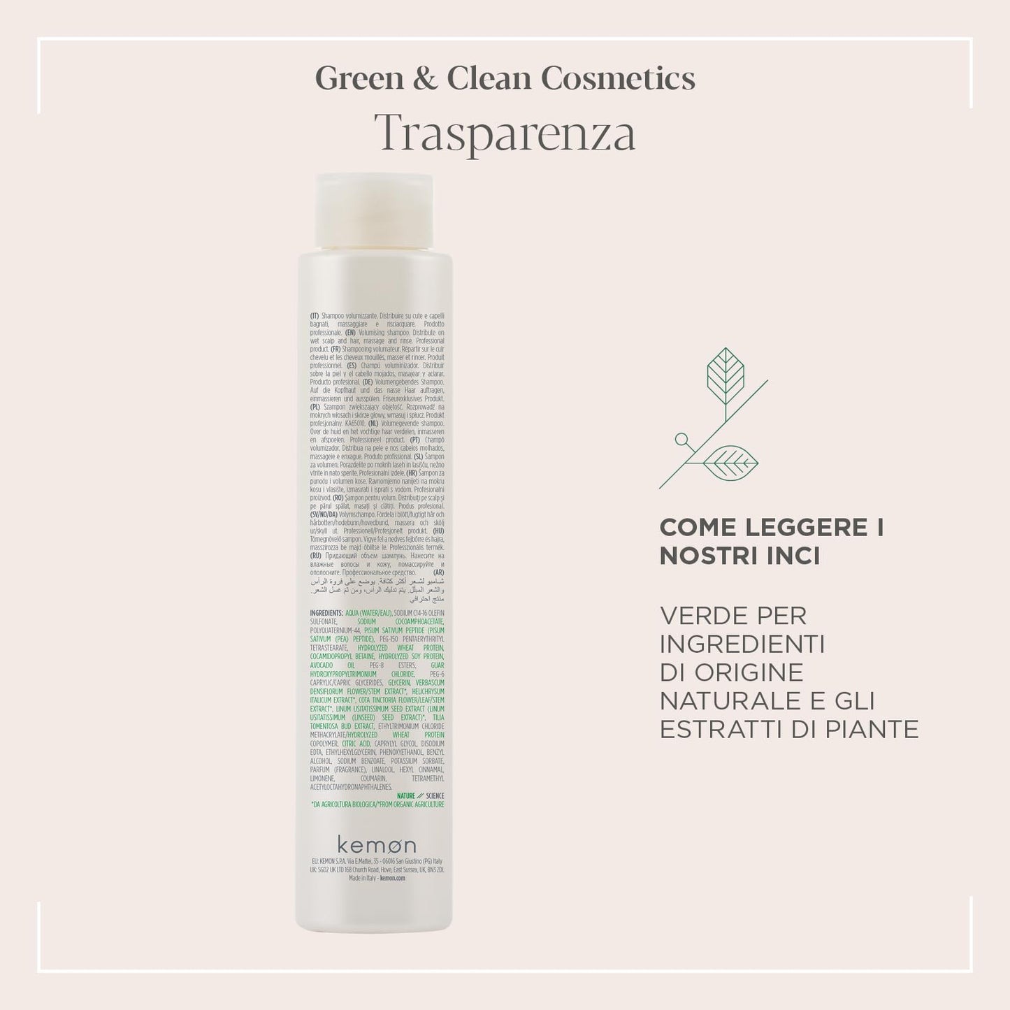 Kemon Actyva Volume e Corposita Shampoo 250ml
