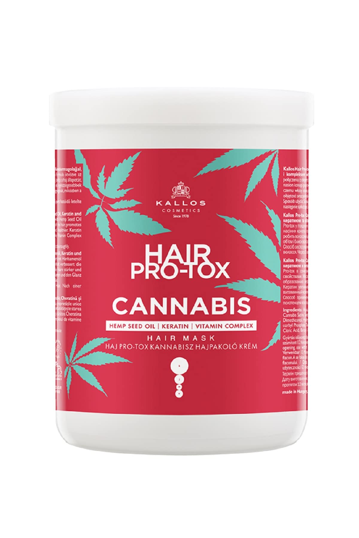 Kallos Hair Pro-Tox Cannabis Mask 1000ml