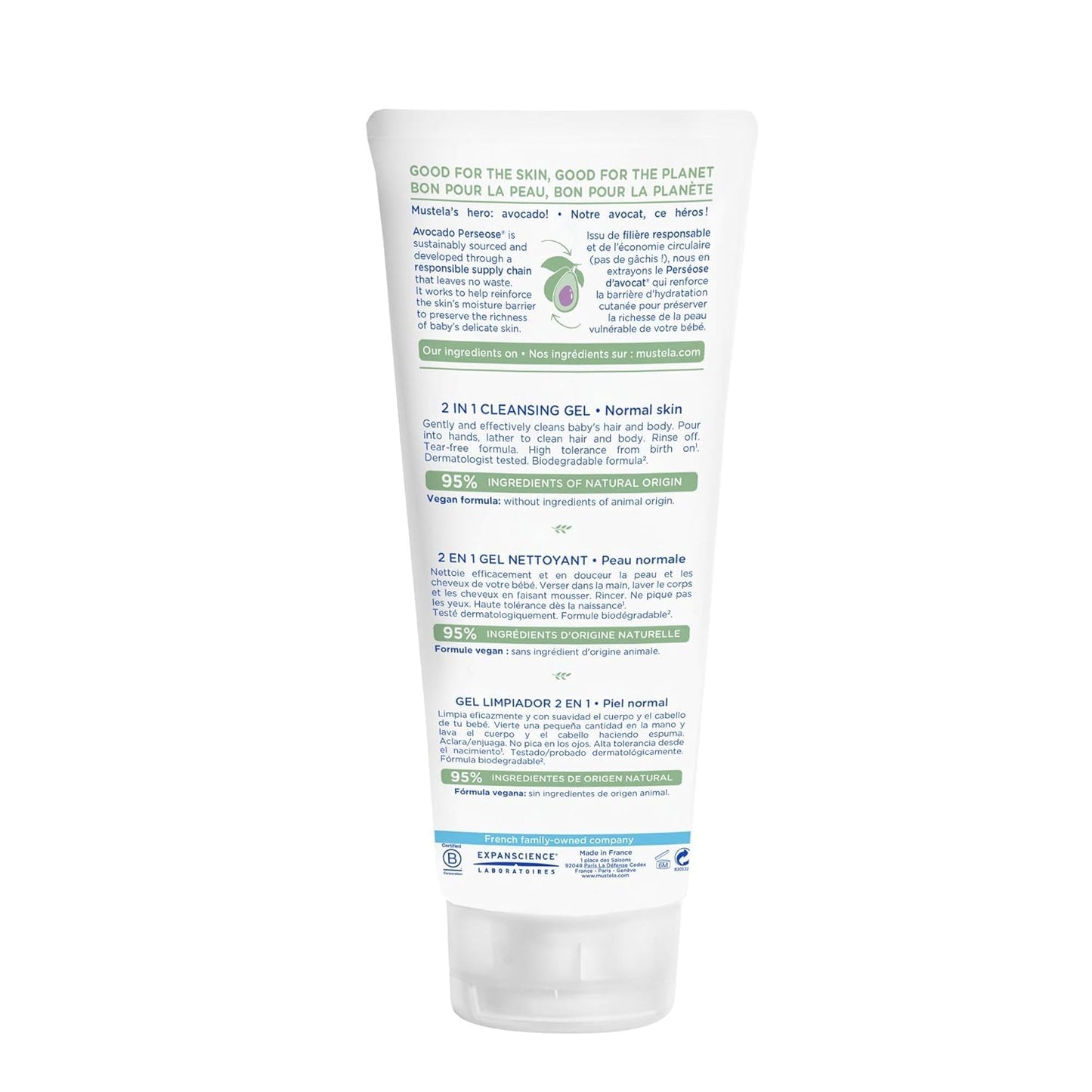 Mustela 2in1 Cleansing Gel 200ml