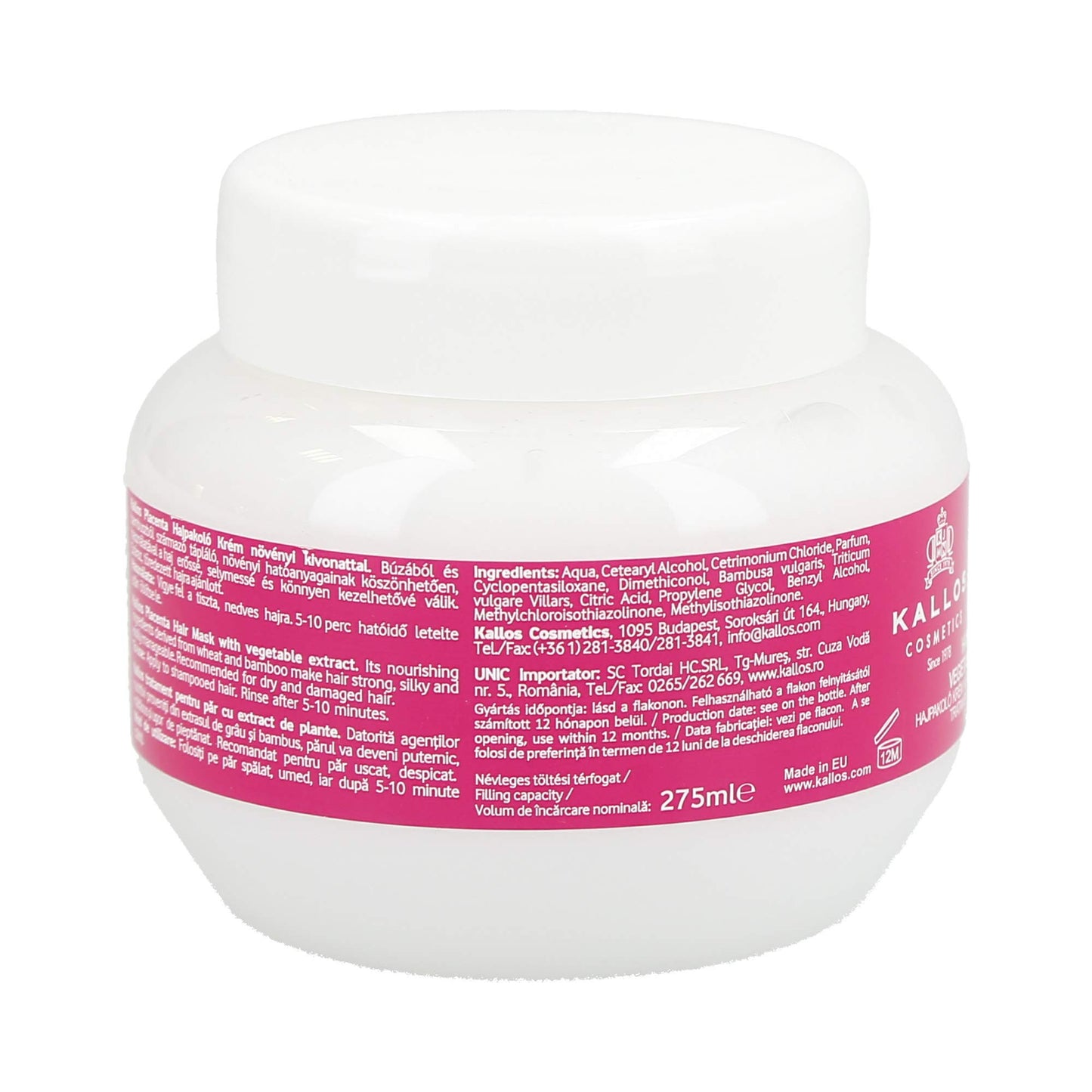 Kallos Placenta Mask 275ml