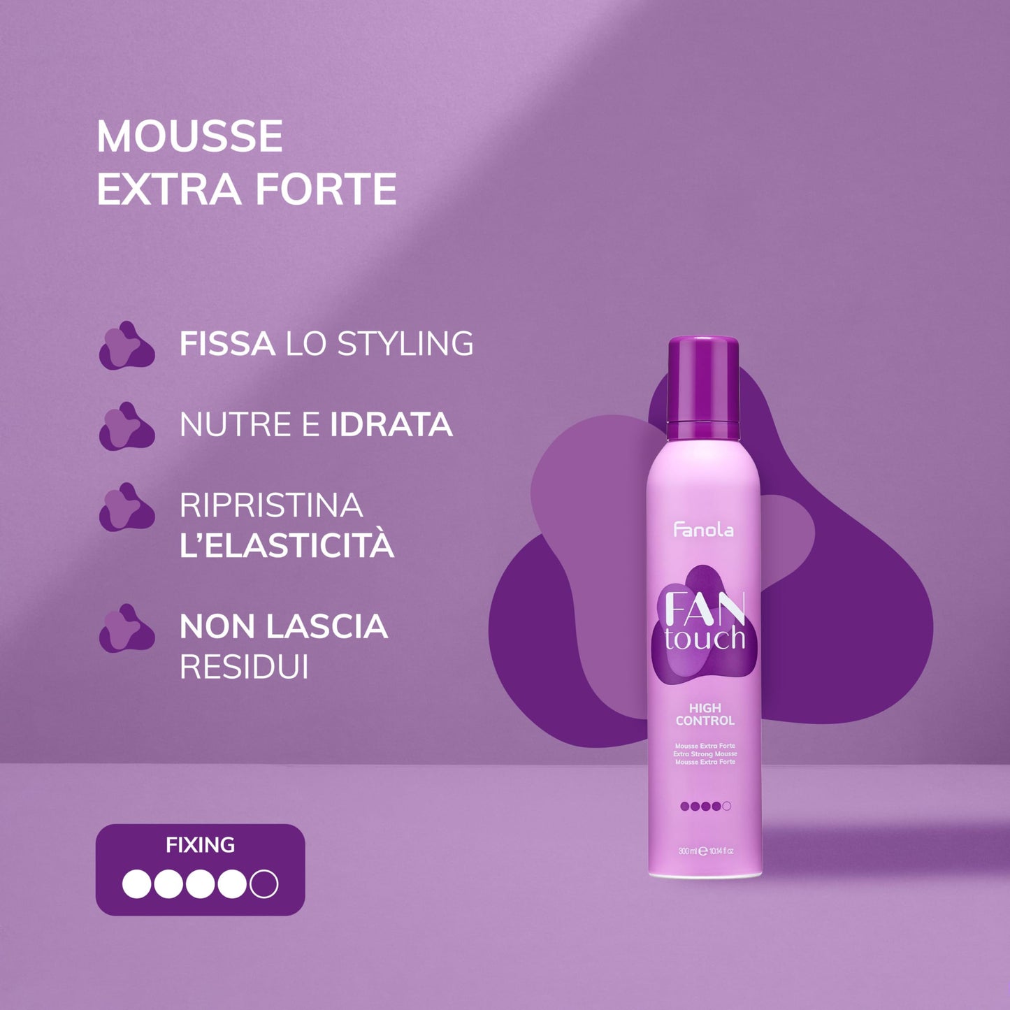 Fanola FanTouch Extra Strong Mousse 300ml