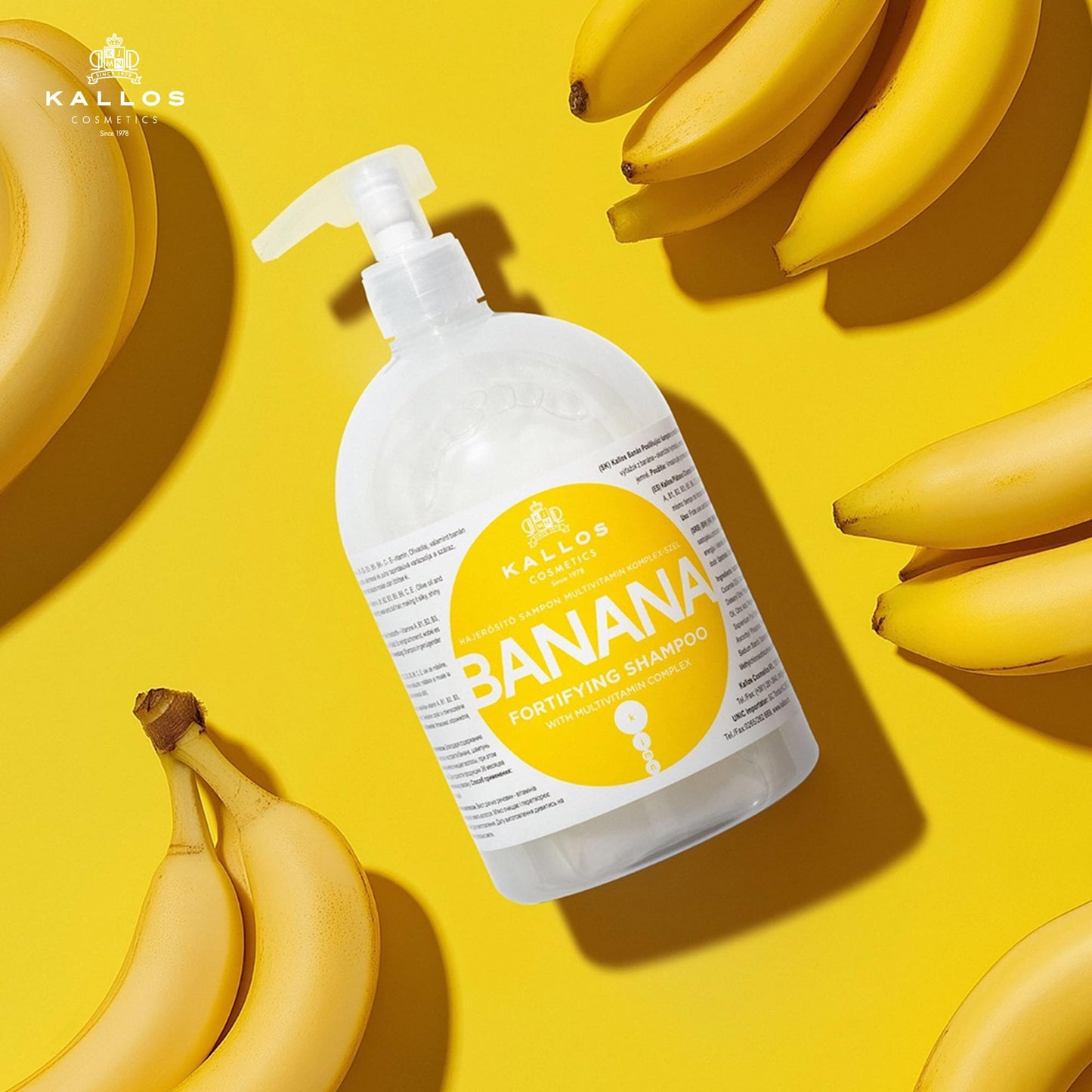 Kallos Banana Fortifying Shampoo 1000ml