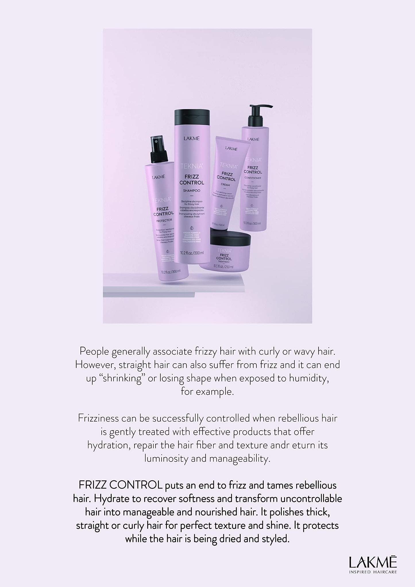 Lakme Teknia Frizz Control Conditioner 1000ml