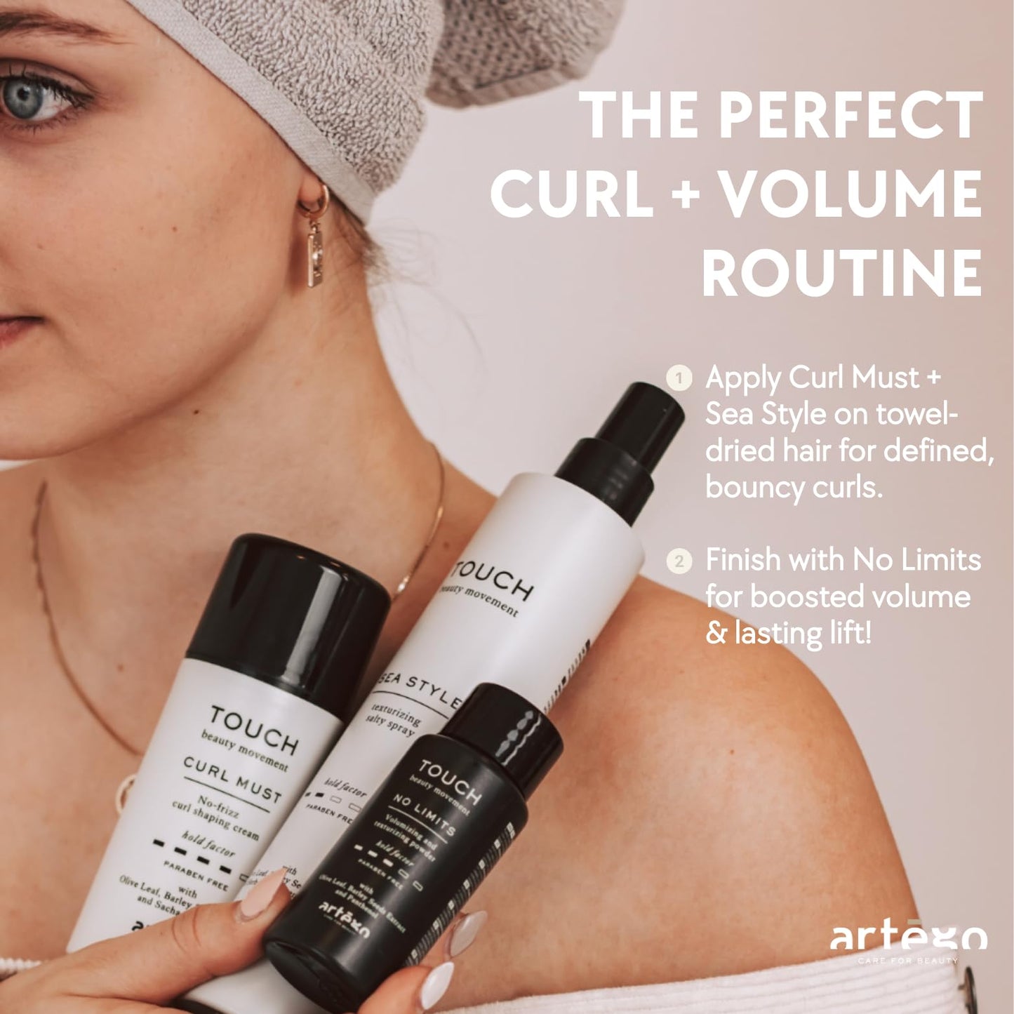 ARTEGO Touch Curl Must Cream krem do loków 100 ml