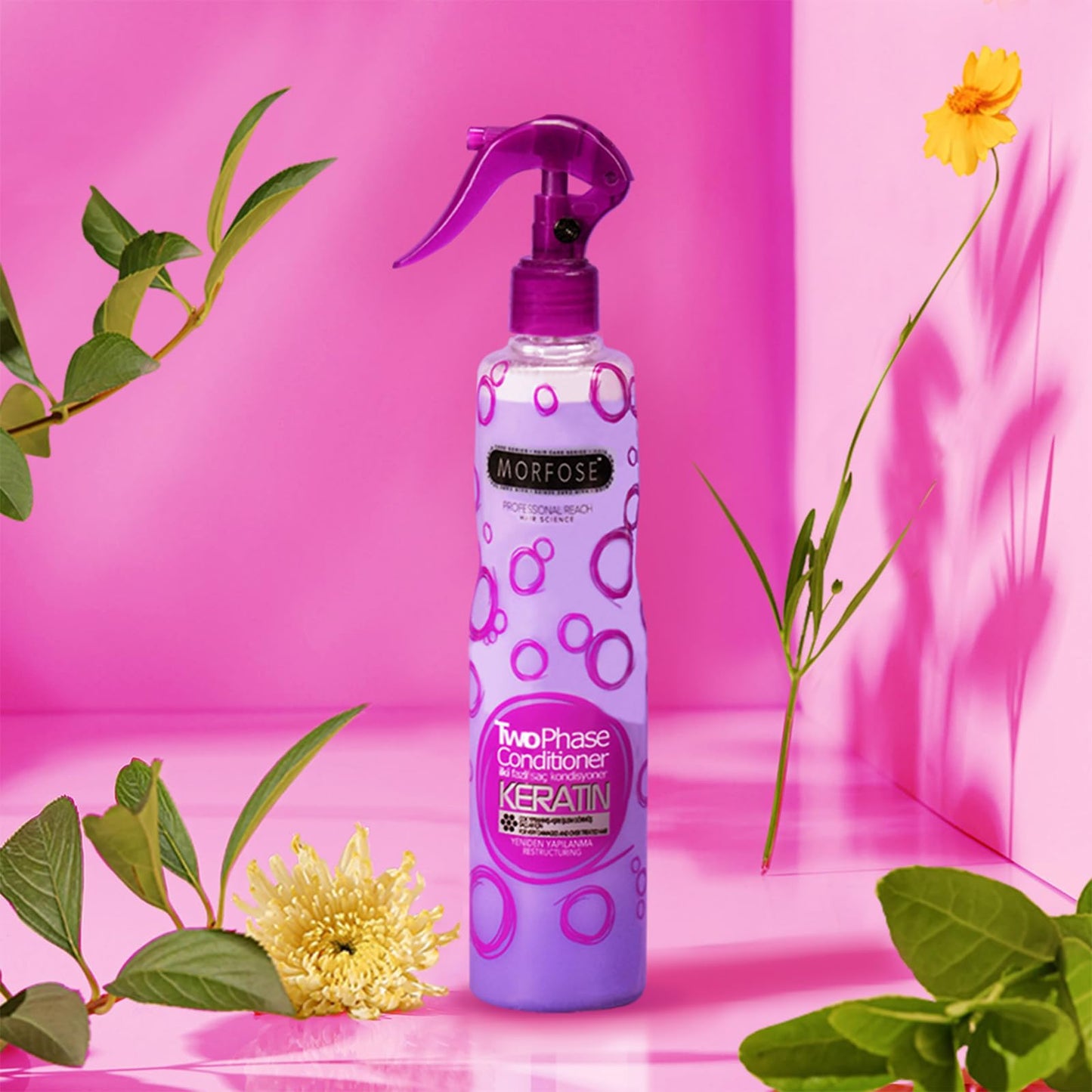 Morfose 2 Phase Keratin Purple Odżywka 400ml