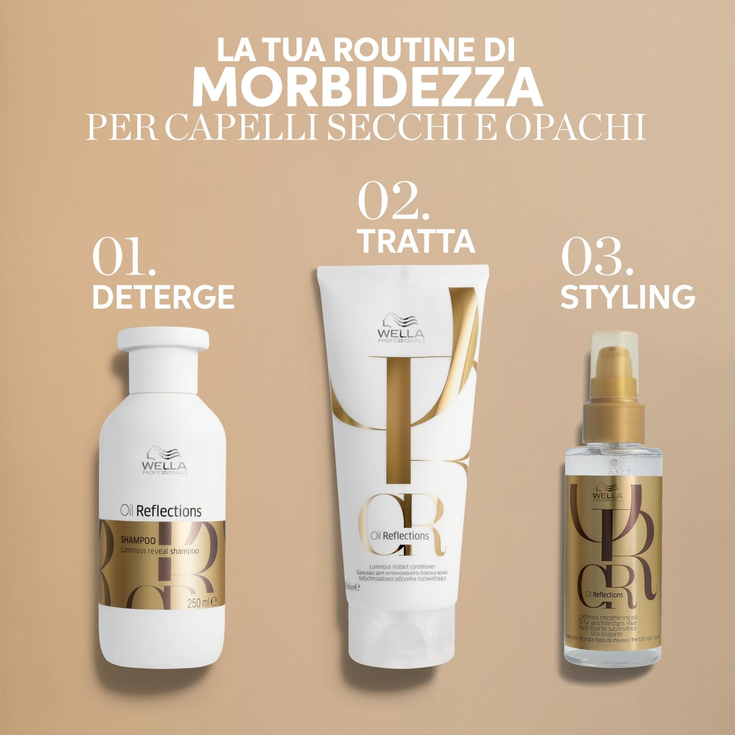 Wella Profesionnal Reflections Oil Odżywka 200 ml