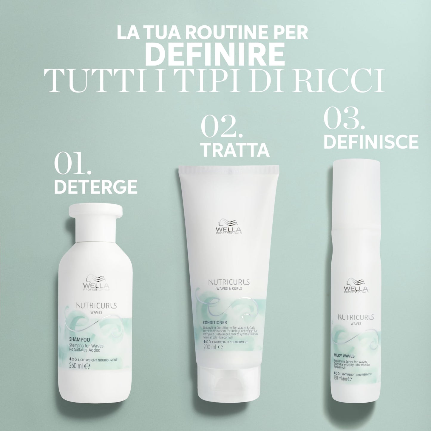 Wella Nutricurls Odżywka Fale/Loki 1000 ml