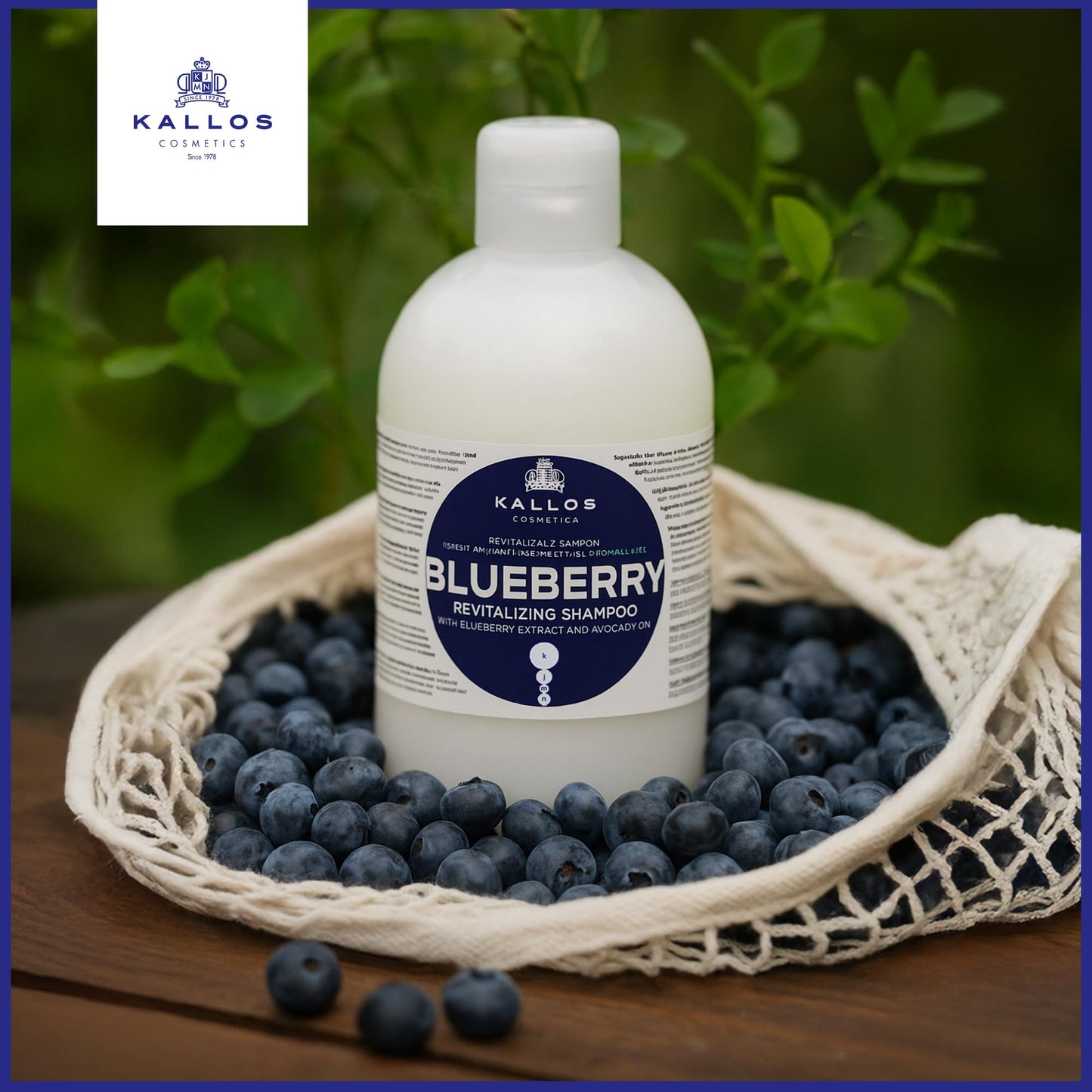 Kallos Blueberry Revitalizing Shampoo 1000ml