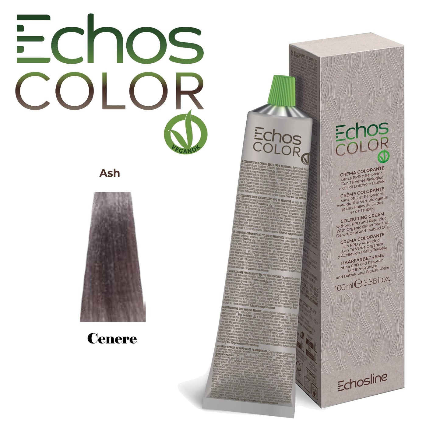 ECHOSLINE Echos Color ASH CENERE Farba 100ml
