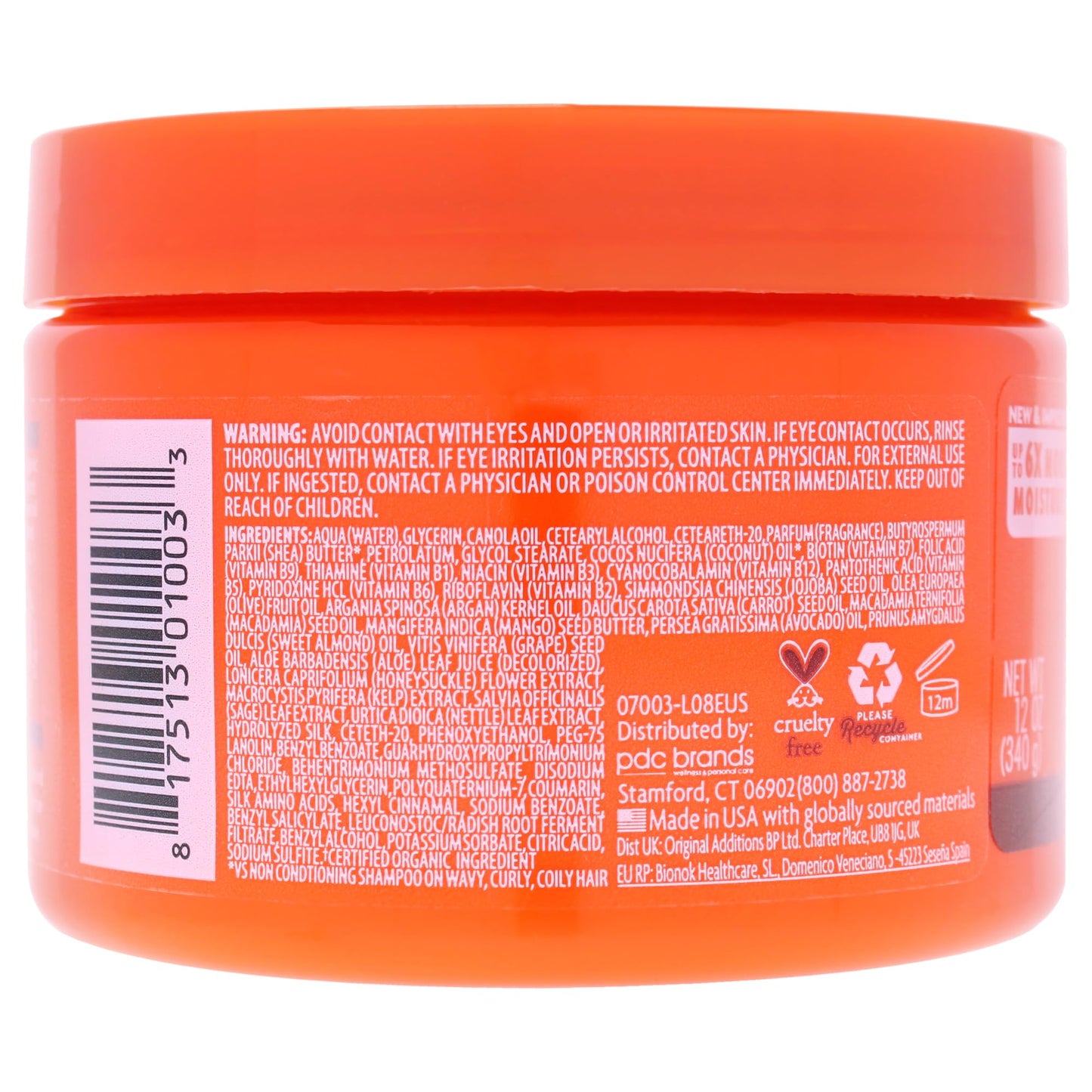 Cantu Shea Butter Coconut Curling Cream 340g