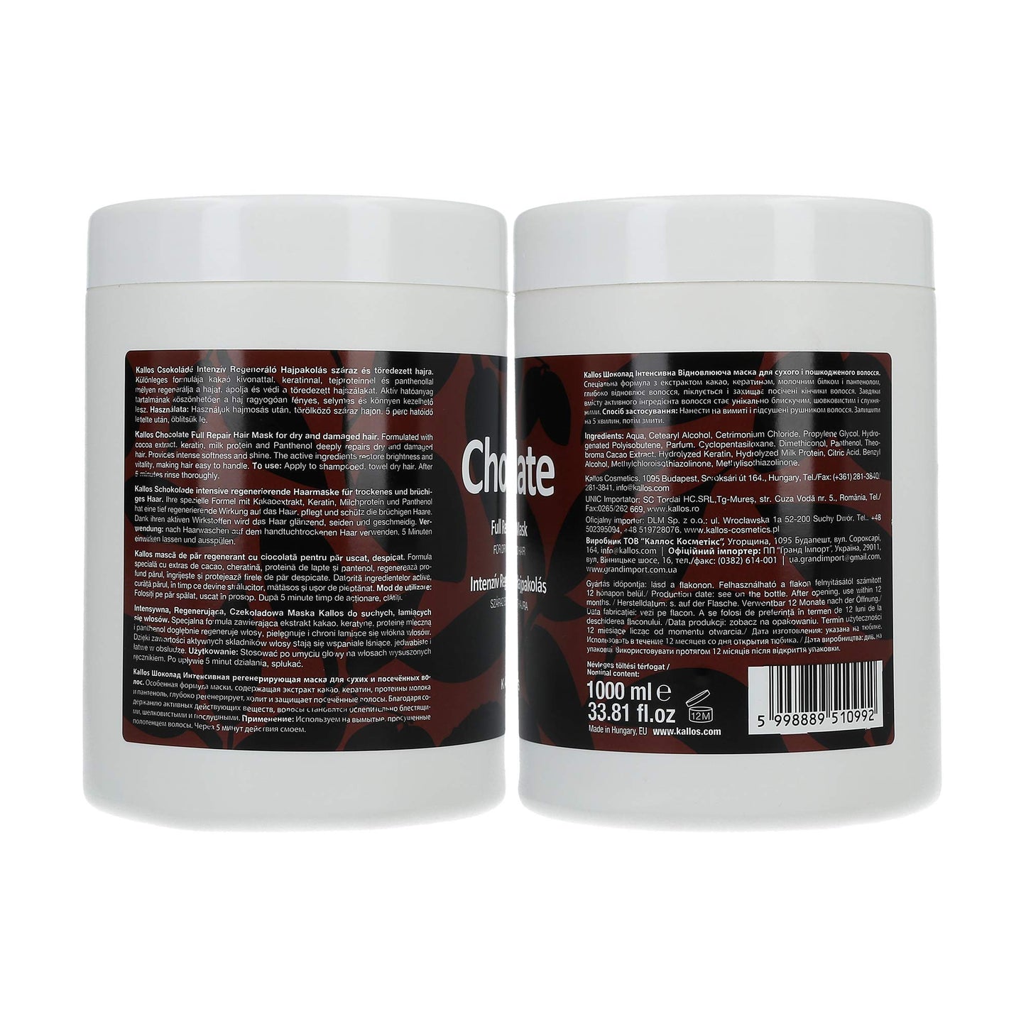 Kallos Chocolate Full Repair Mask 1000ml