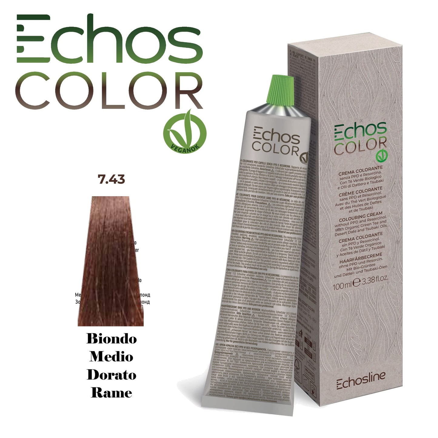ECHOSLINE Echos Color 7.43 Farba 100ml