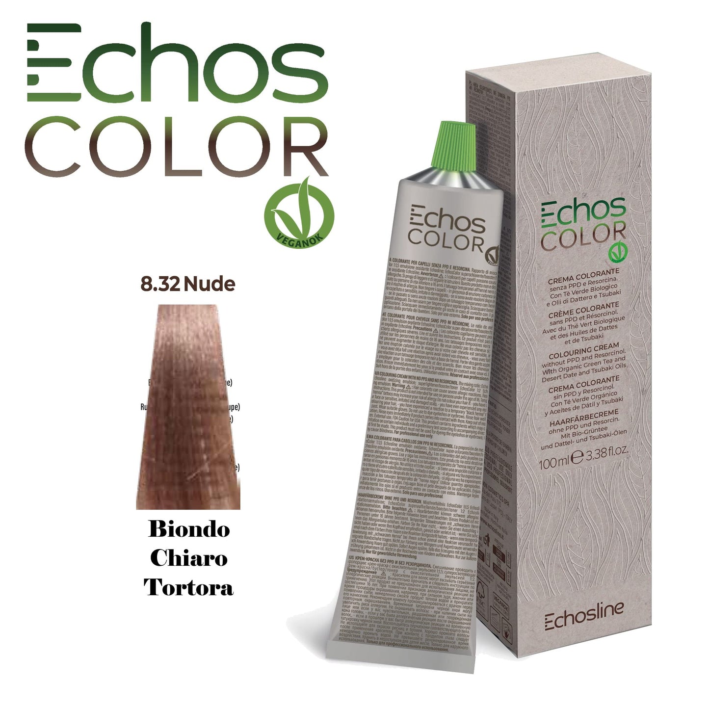 ECHOSLINE Echos Color NUDE 8.32 Farba 100ml