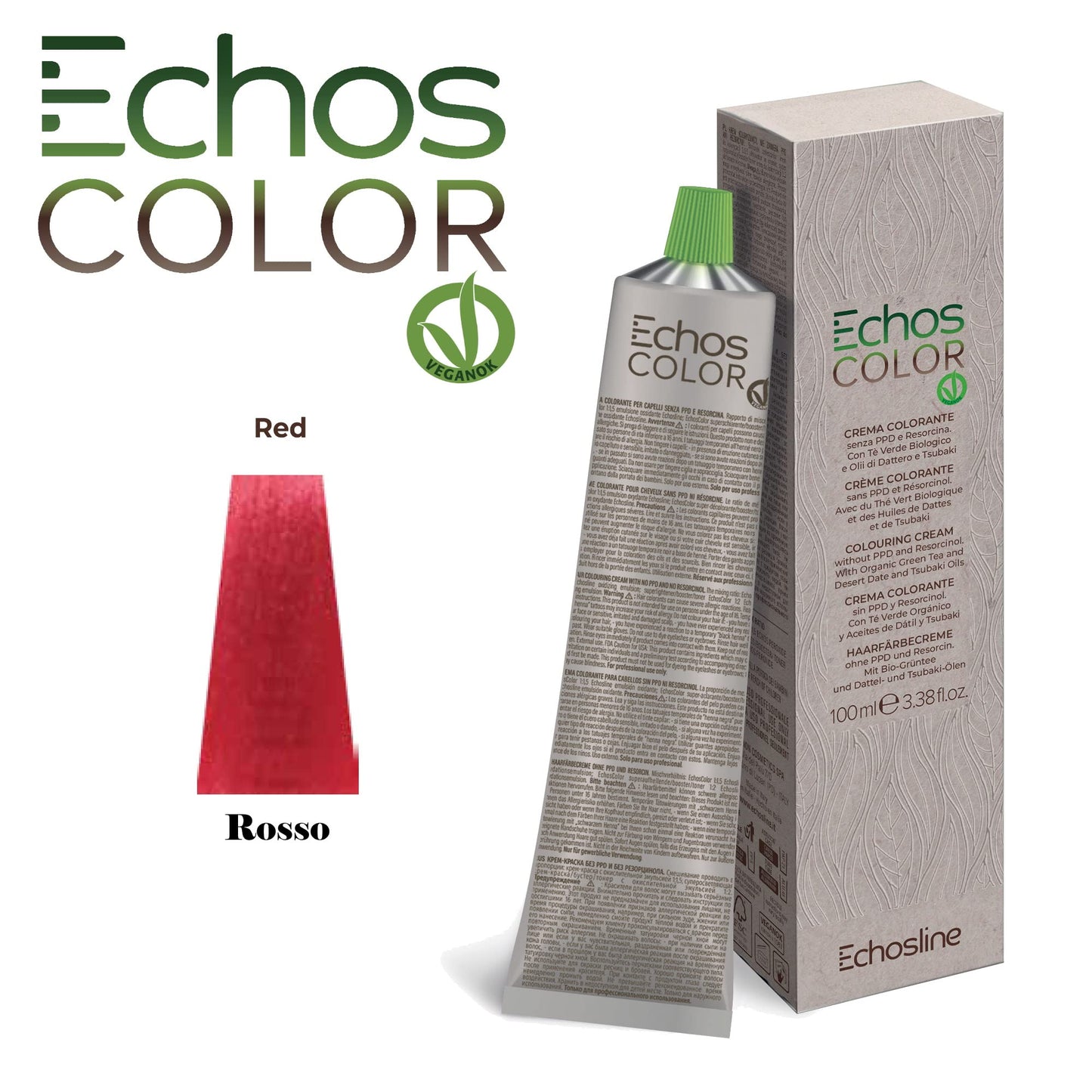 ECHOSLINE Echos Color RED ROSSO Farba 100ml