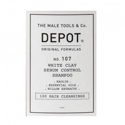 Depot NO. 107 WhiteClay SebumControl Szampon 10ml