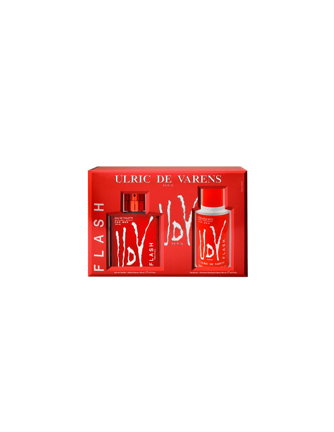 VARENS U.D.V. FLASH EDT SPRAY 100 ML SETS