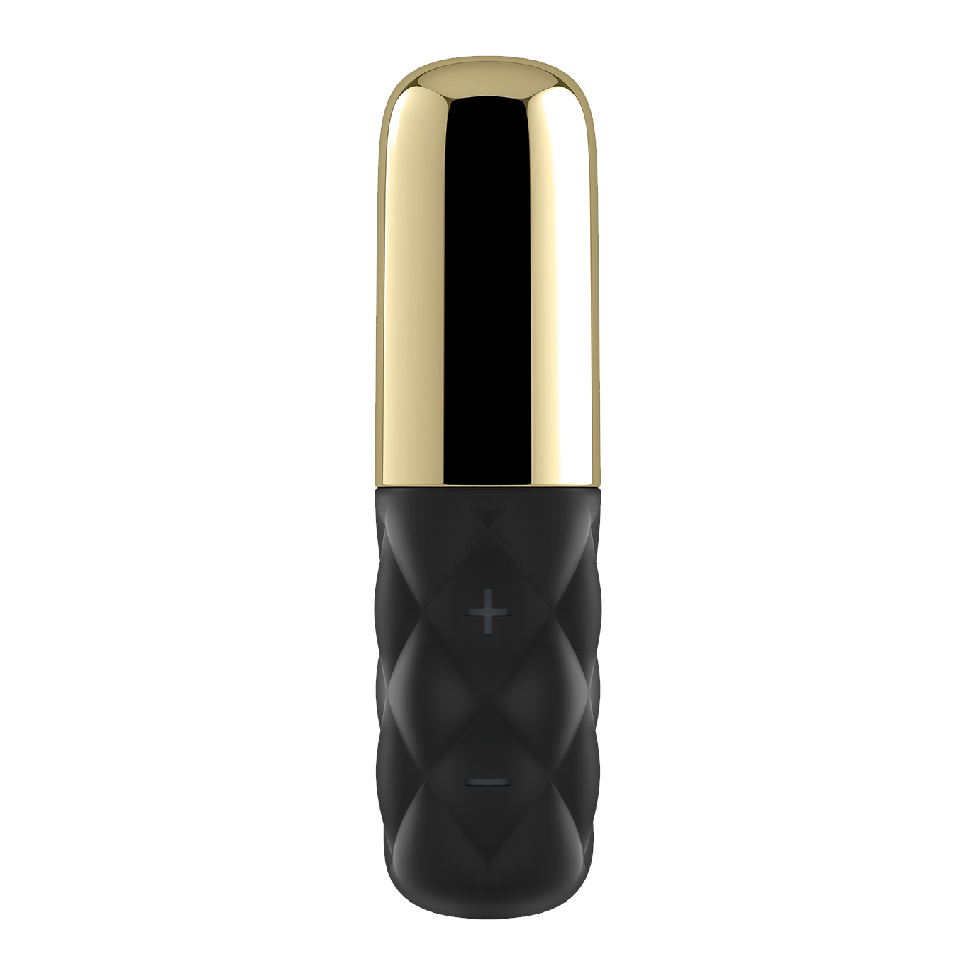 Mini vibrator Silicone Sparkling Darling 11.5 cm black-gold