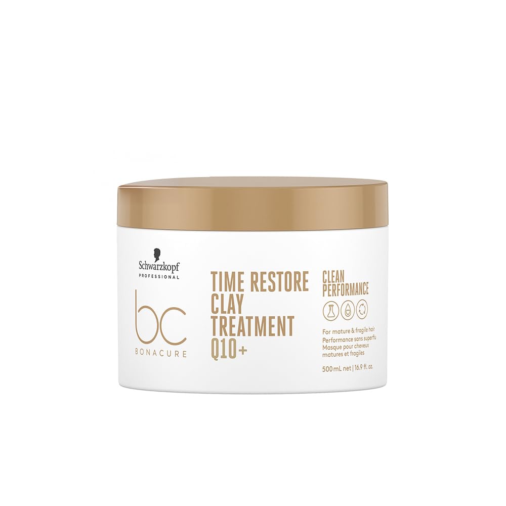Schwarzkopf BC Time Restore Clay Q10+ Mask 500ml