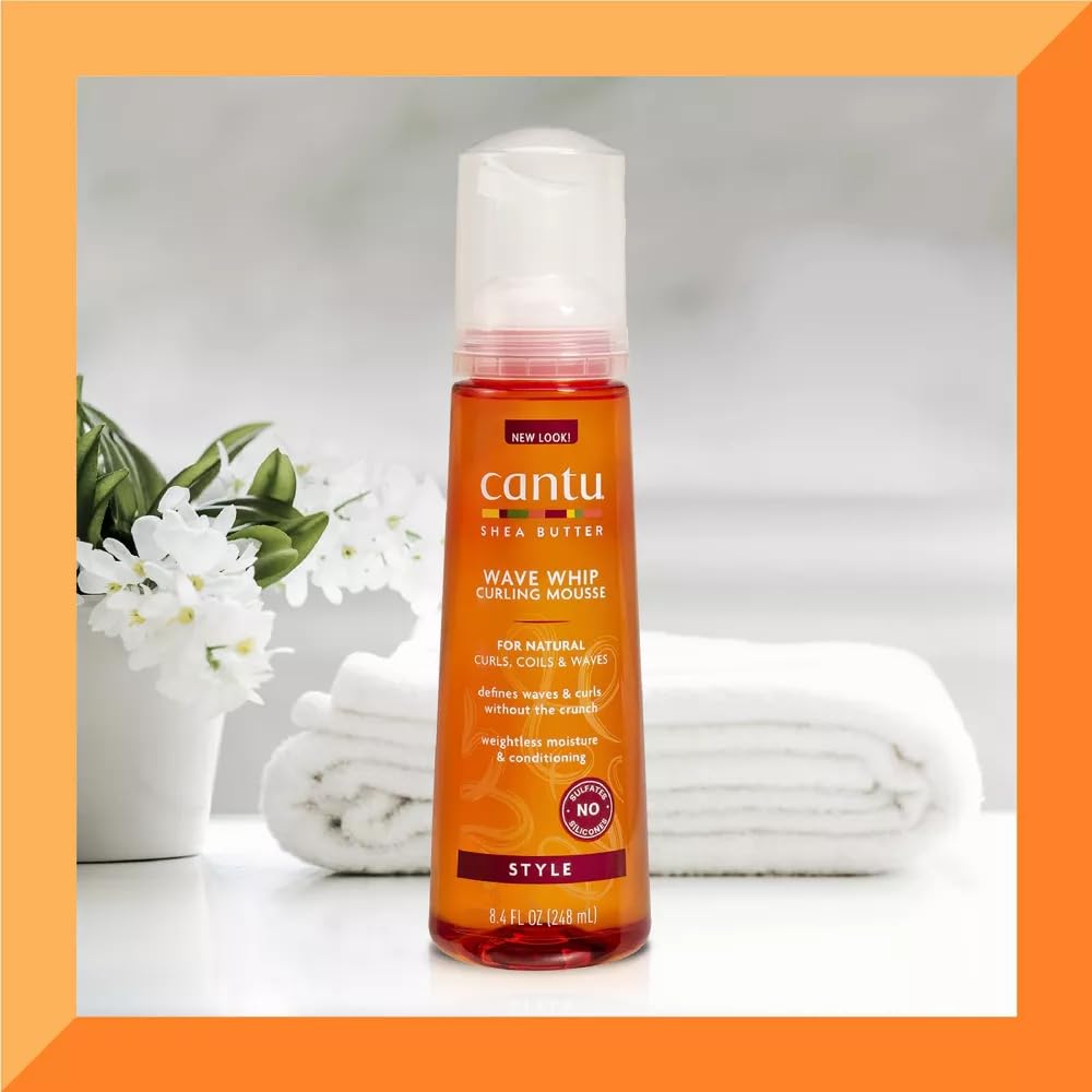 Cantu Shea Butter Wave Whip Curling Mousse 248ml