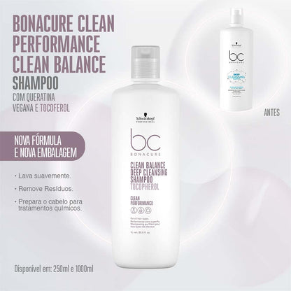 Schwarzkopf BC Clean Balance Shampoo 1000ml