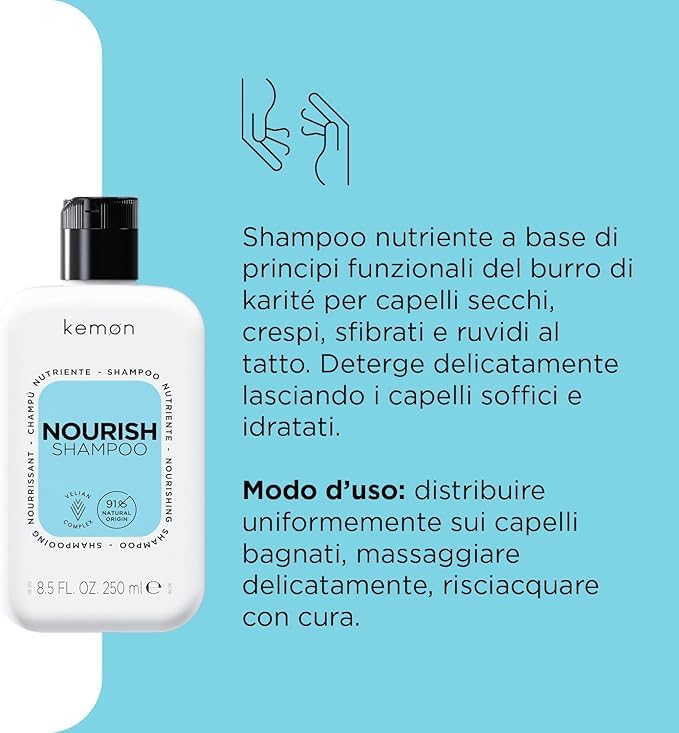 Kemon Nourish Shampoo 1000ml