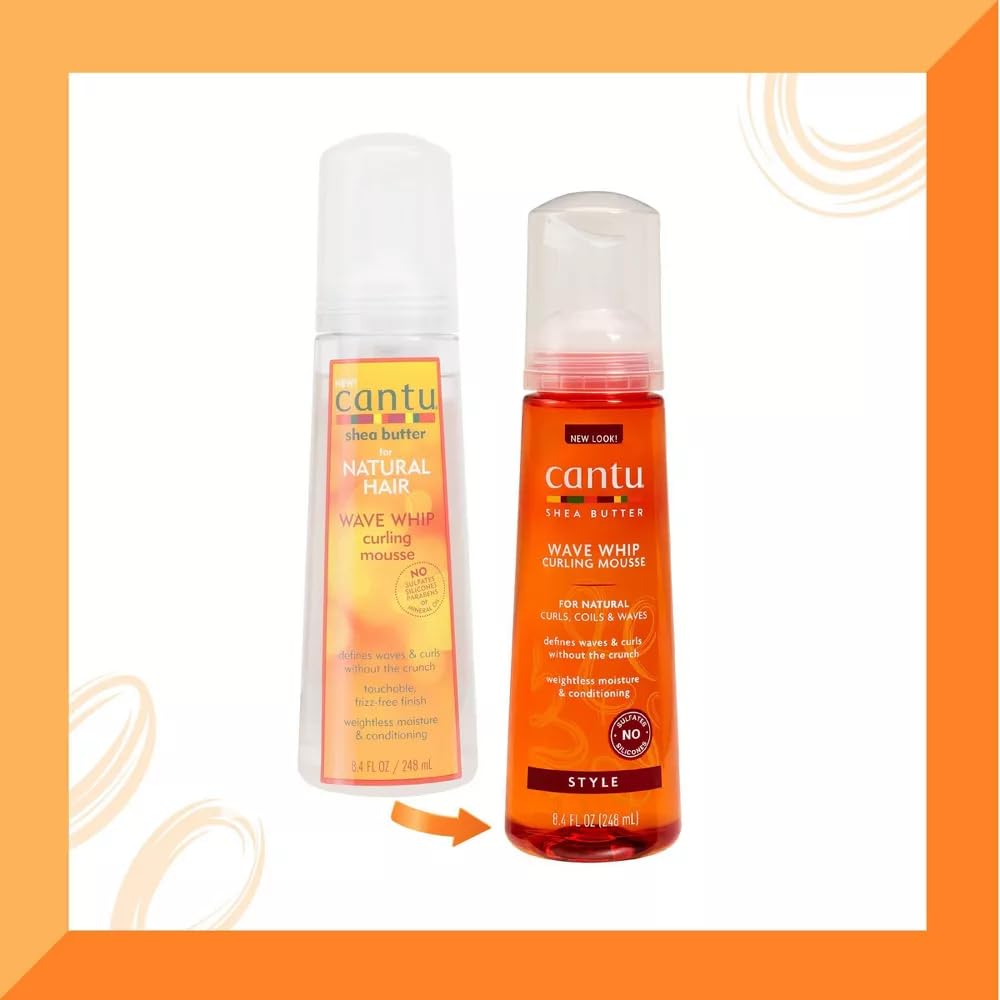 Cantu Shea Butter Wave Whip Curling Mousse 248ml