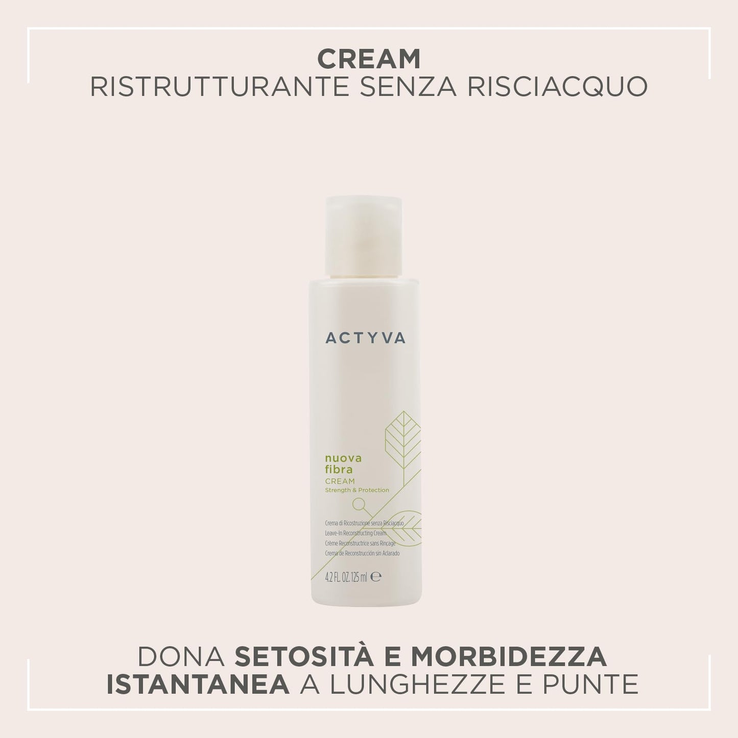 Kemon Actyva Nuova Fibra Leave-In Cream 125ml