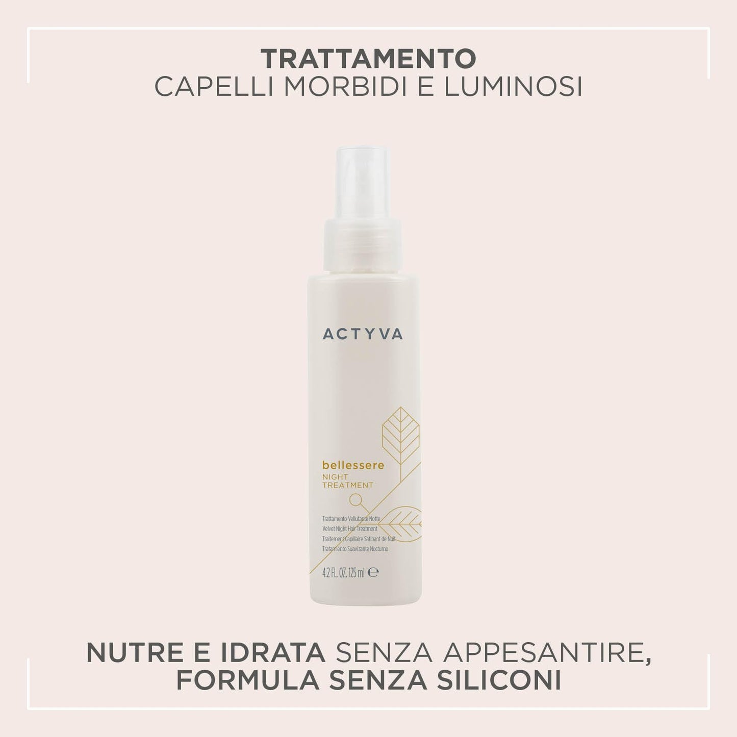 Kemon Actyva Bellessere Night Hair Treatment 125ml