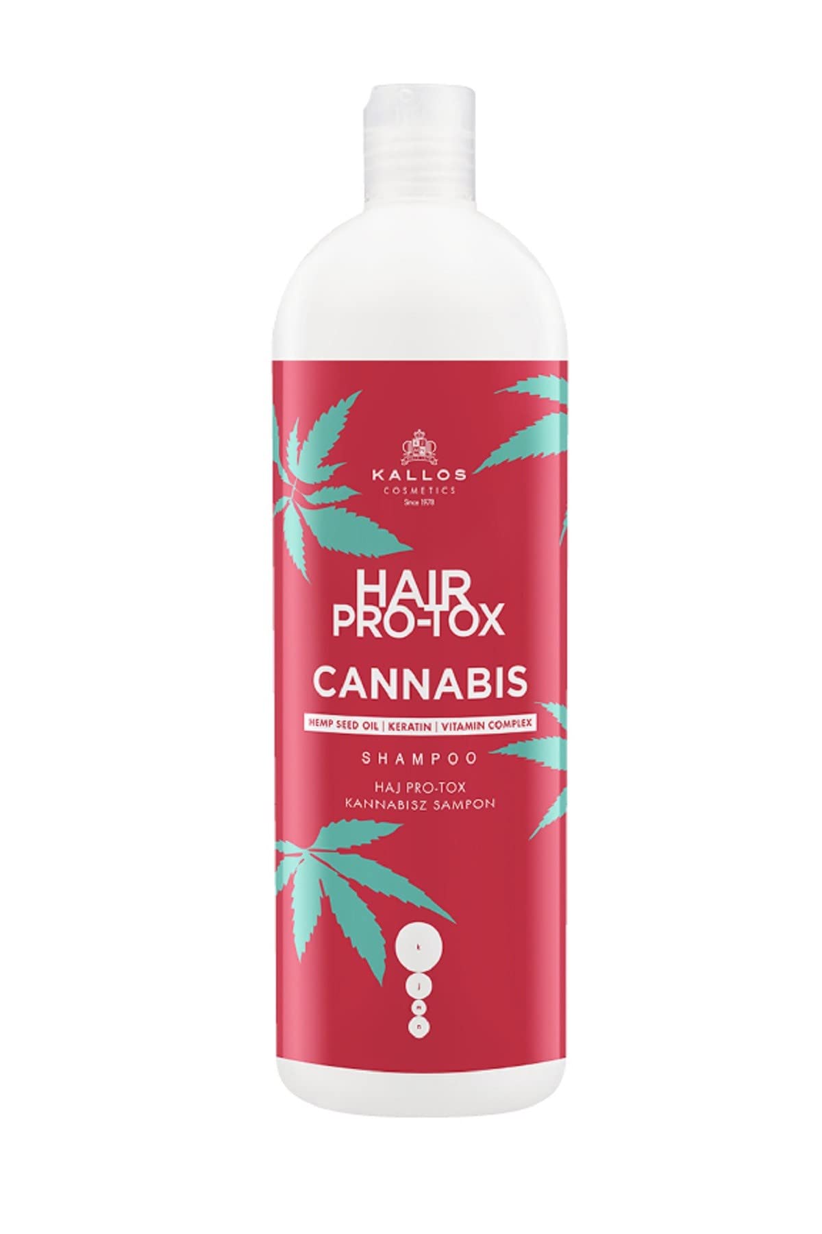 Kallos Hair Pro-Tox Cannabis Shampoo 1000ml
