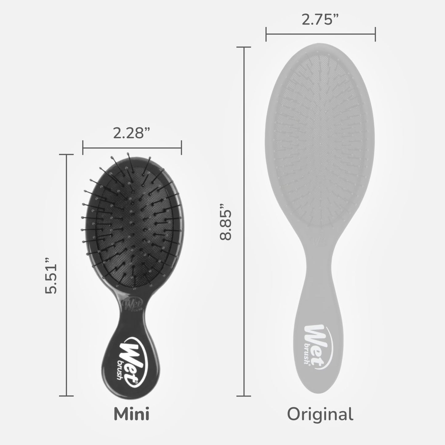Wet Brush Mini Detangler Black