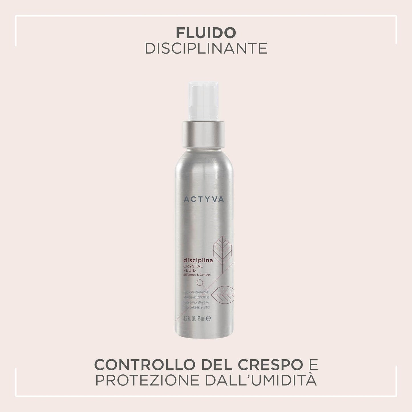 Kemon Actyva Disciplina Crystal Silk Fluid 125ml