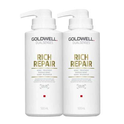 Goldwell DLS Rich Repair 60s Treatment 500ml NEW