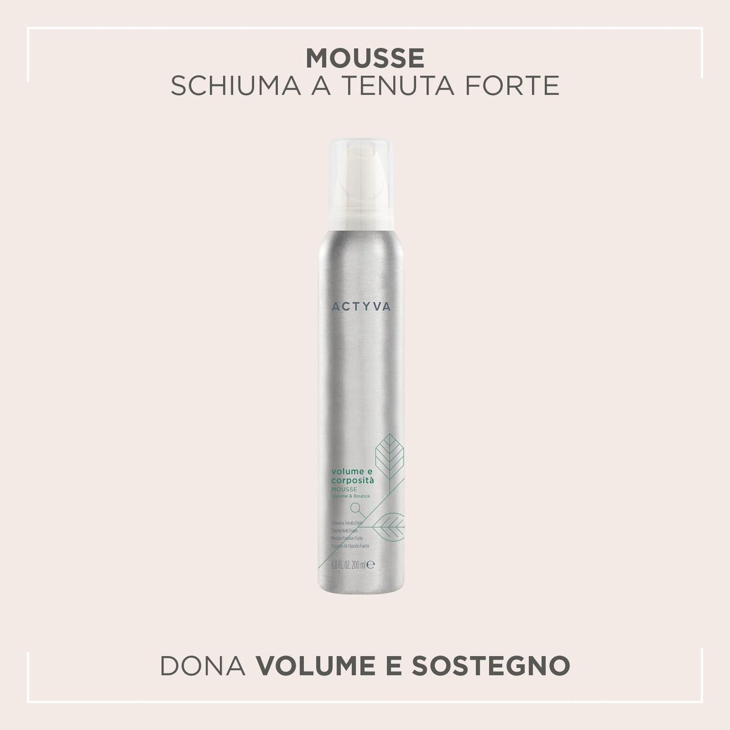 Kemon Actyva Volume e Corposita Mousse 200ml