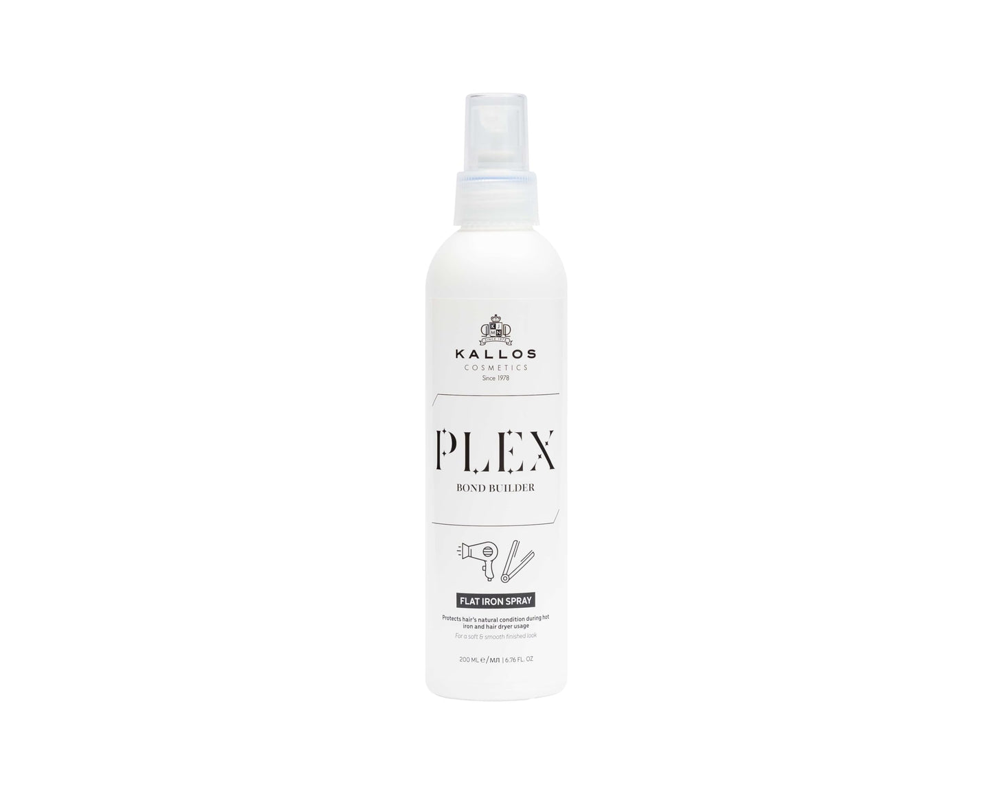 Kallos Plex Bond Builder Flat Iron Spray 200ml