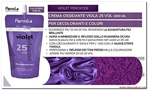 Fanola No Yellow Violet Oxy Krem 25vol7,5% 1000 ml