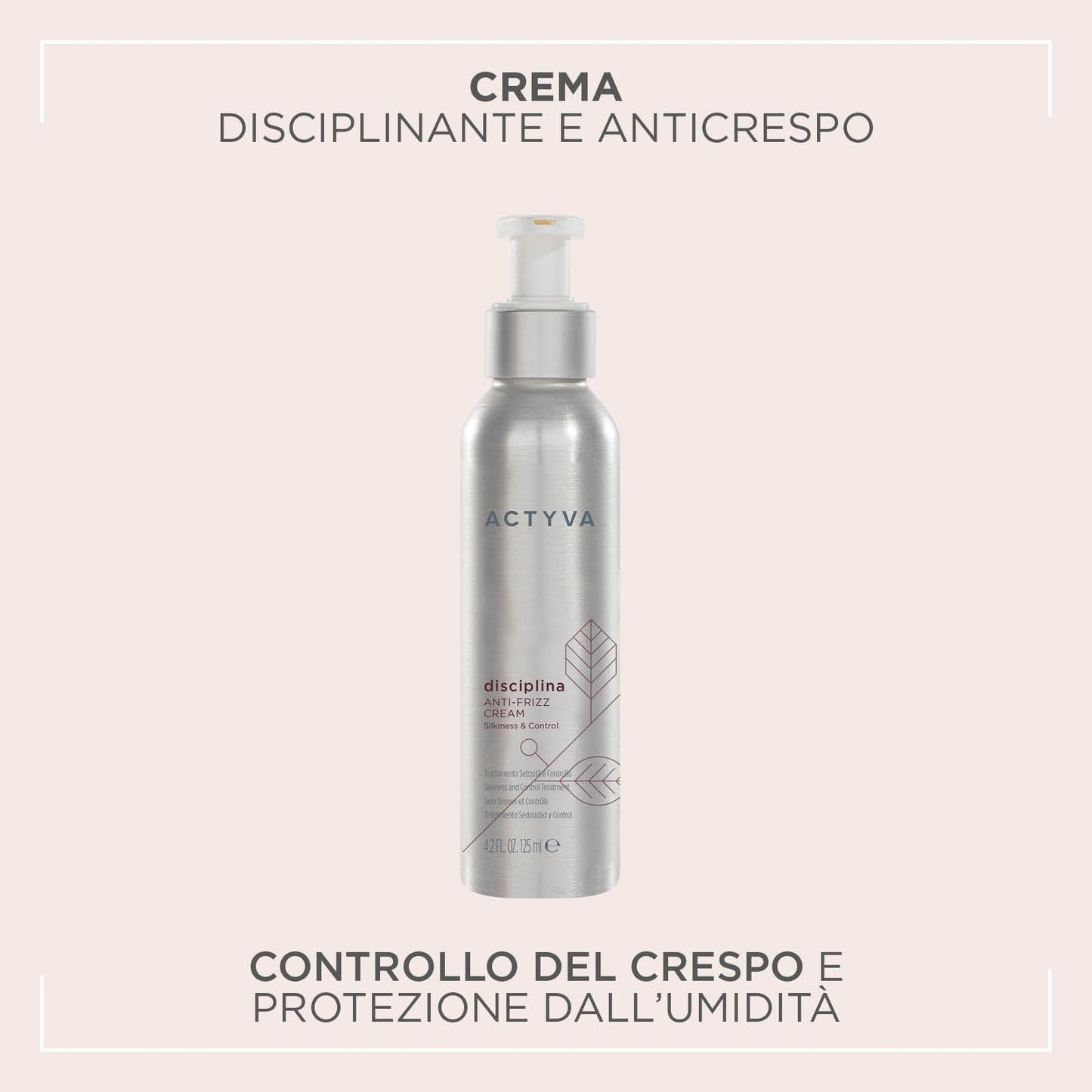 Kemon Actyva Disciplina Anti Frizz Cream 125ml