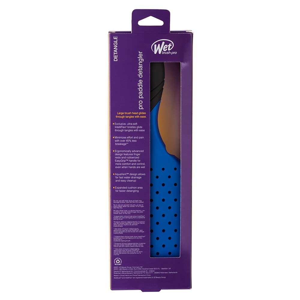 Wet Brush Pro Paddle Detangler Royal Blue