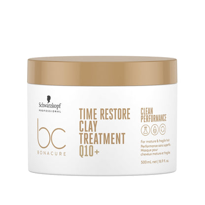 Schwarzkopf BC Time Restore Clay Q10+ Mask 500ml