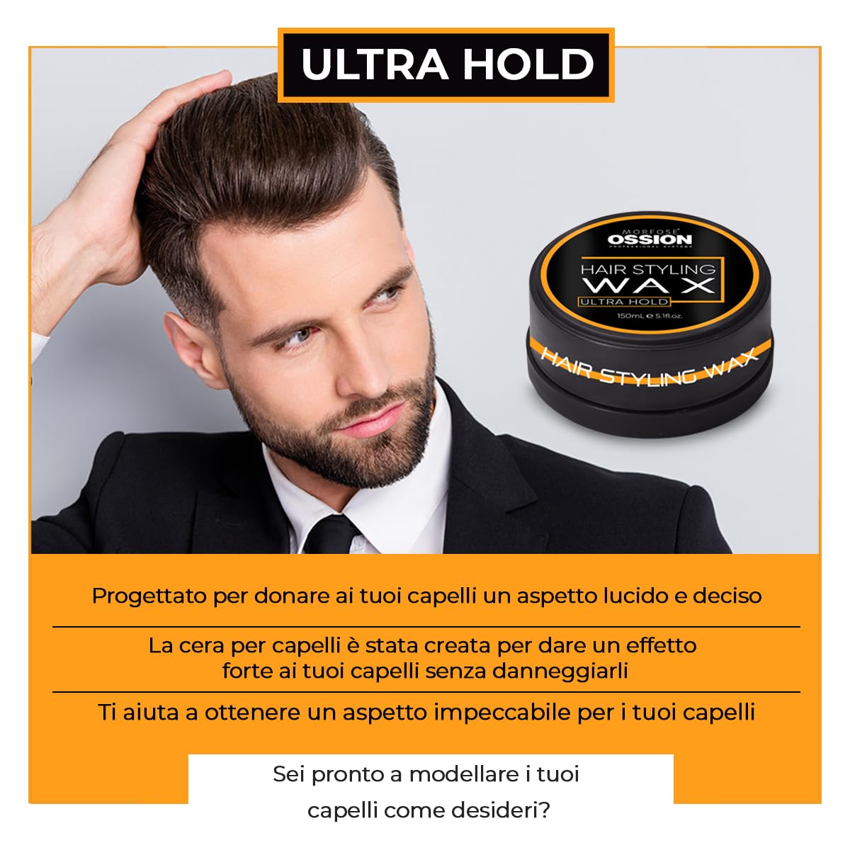 Morfose Ossion PB Wax Ultra Hold 150ml