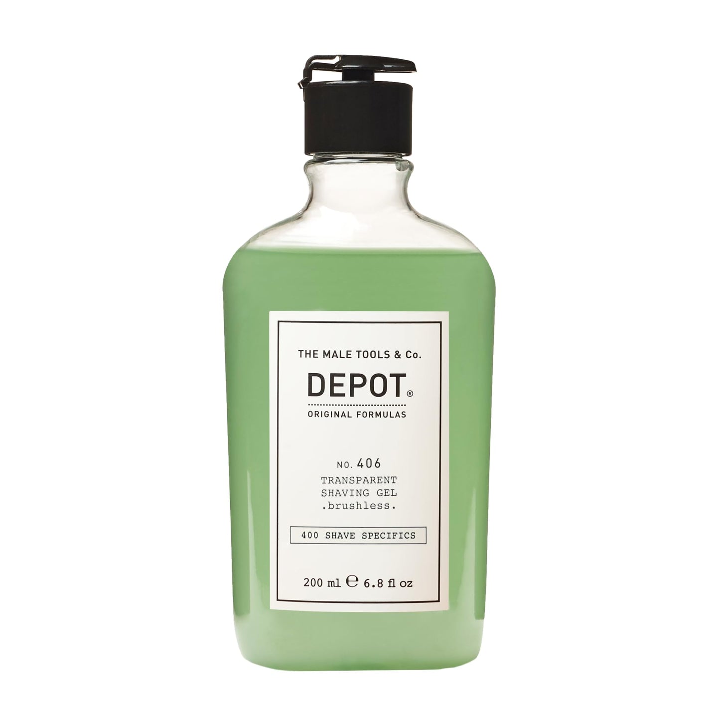 Depot NO. 406 Transparent Shaving Gel 200ml