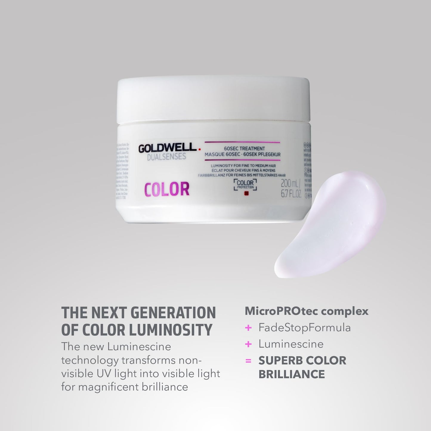 Goldwell DLS Color Fade 60sec Treatment 500ml NEW