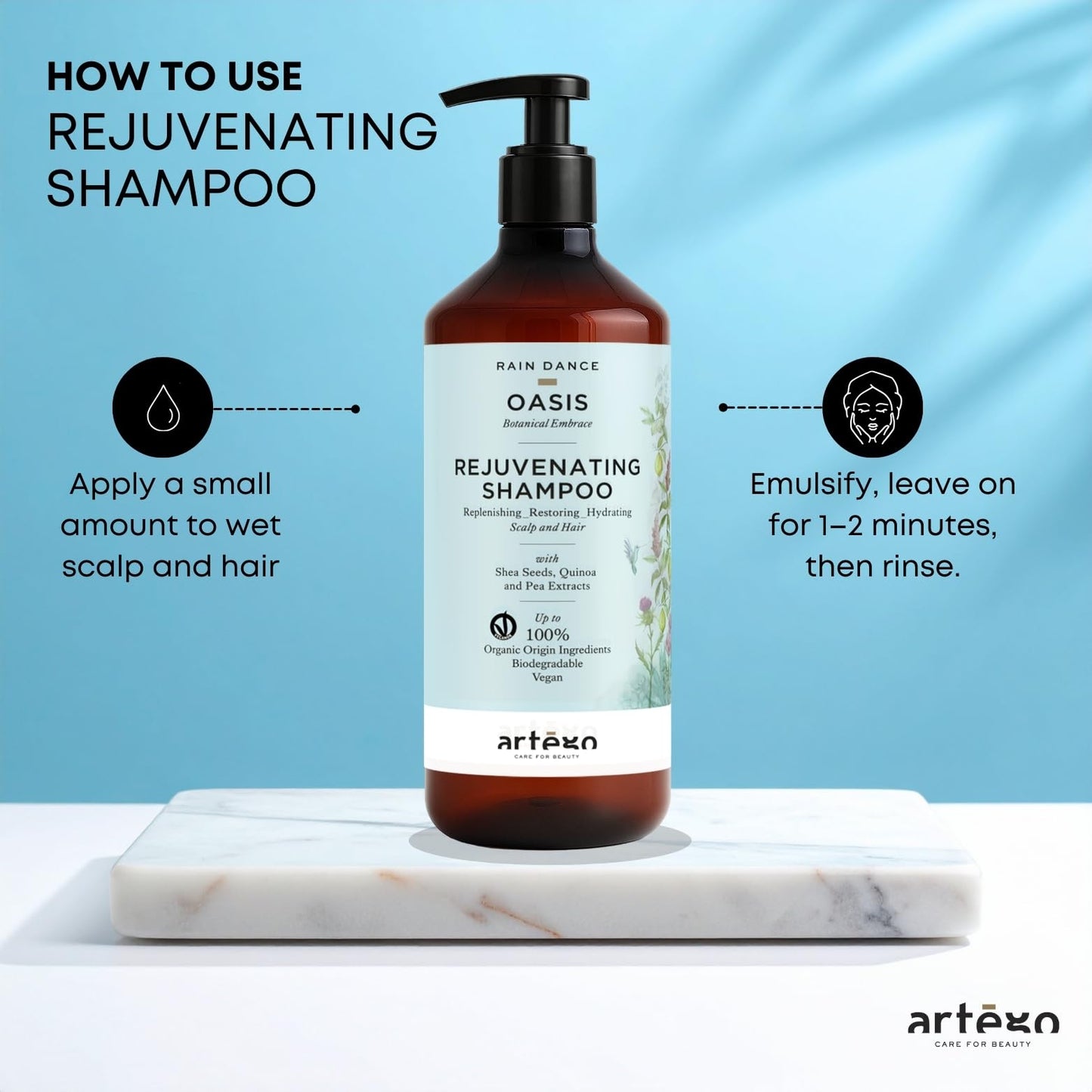 ARTEGO Rain Dance Oasis Rejuvenating Shamp. 1000ml