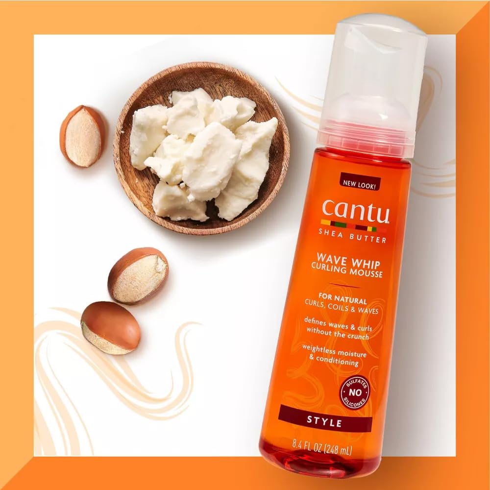 Cantu Shea Butter Wave Whip Curling Mousse 248ml